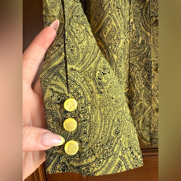 Vintage Christian Dior Paisley Blouse - Picture 4 of 8